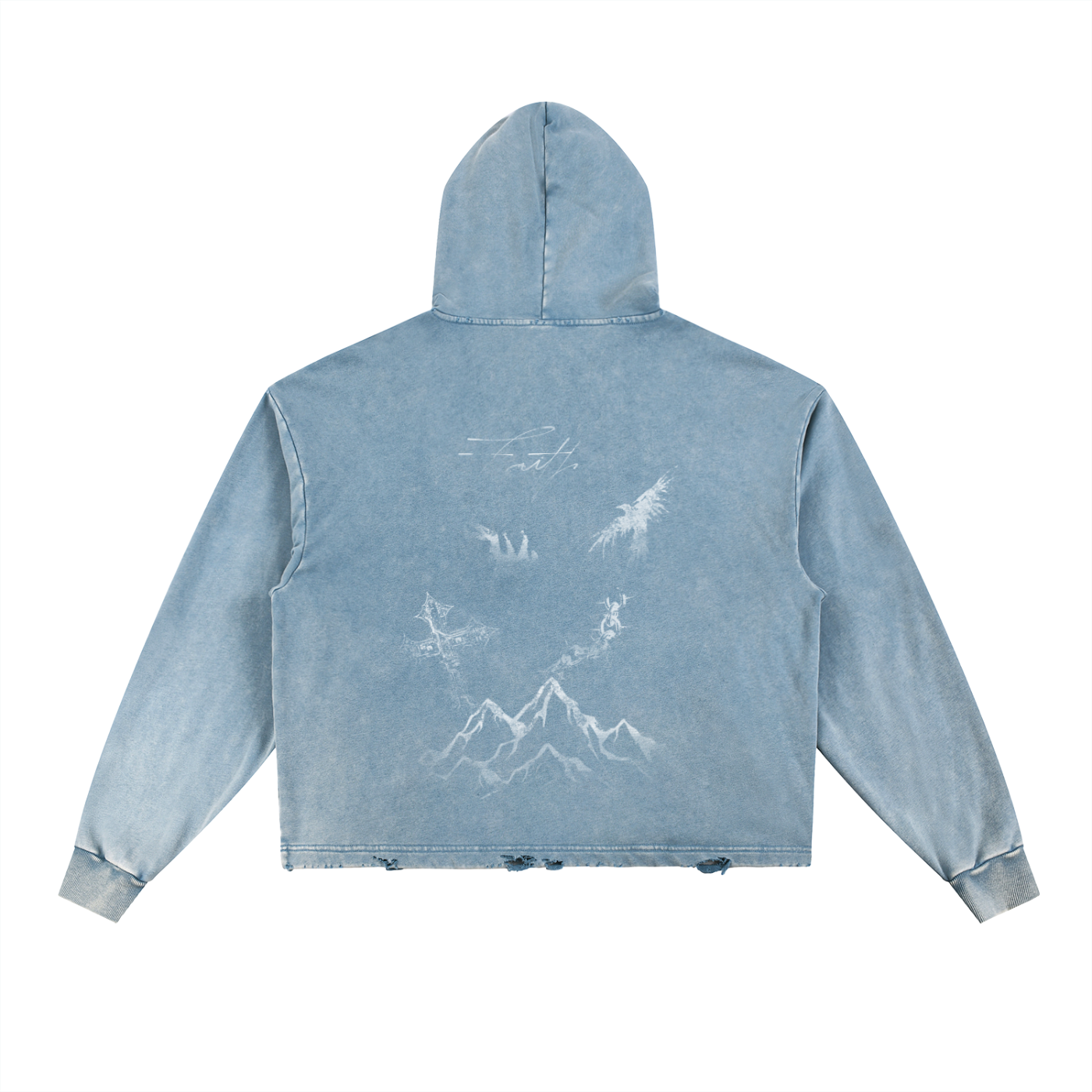 "Faith" Vintage Washed Hoodie